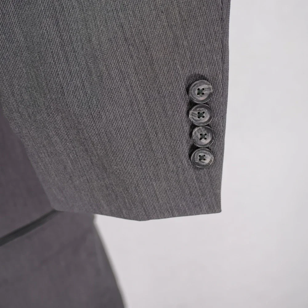 Joseph Jos A Bank Wool Gray Check Blazer 36S‎ Tagged 38R Probaly A Slim Fit 38R